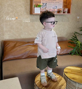 Sin Pedido Mínimo, Conjuntos de Camisetas Delgadas de Alta Calidad para Niños, Estilo Nuevo, Manga Corta, Ropa Casual para Niños Pequeños - Product Image 2