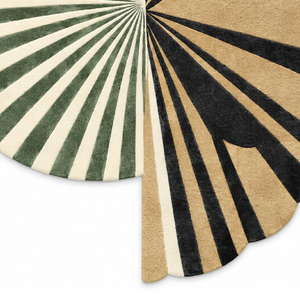 Tapis tufté à la main en viscose et laine mélangées Forma Sable, tapis de designer fait main, revêtement de sol haut de gamme - Product Image 5