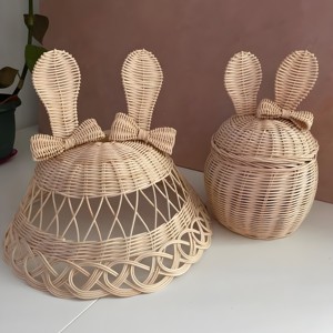 Adorable lustre en rotin et couvercle de lumière pour chambres d'enfants abat-jour suspendu au prix le plus bas - Product Image 3