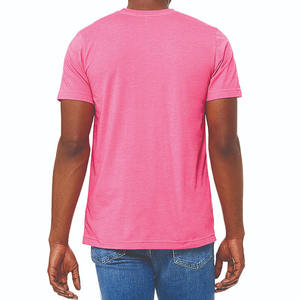 Camisetas de Hombre, Corte Ajustado, 100% Algodón, Diseño a Rayas, Cuello Redondo, Manga Corta, para Verano - Product Image 3