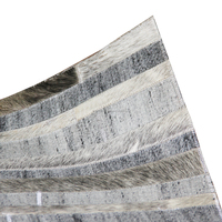 Custom Size Soft Stylish Hair-on Leather Carpet Wholesale Living Area Rug Sets for Home Office & Hotels Minimum Order 1 Piece