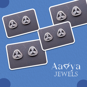 Pendientes de diamantes con forma personalizada para mujer, para usar en todas las ocasiones como fiestas, dan un aspecto real. Compre directamente del proveedor indio. - Product Image 5