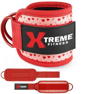 Correas de tobillo Xtreme Fitness para máquinas de cable: ideales para kickbacks, ejercicios de glúteos, extensiones de piernas, curl de piernas y abductores de cadera para hombres y mujeres. - Product Image 1