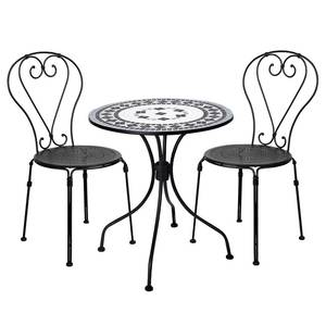 Ensemble de meubles de jardin en fer forgé de luxe pour balcon, terrasse et jardin, avec une structure élégante et une fabrication métallique de qualité supérieure - Product Image 4