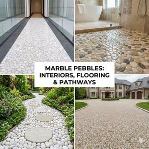 Galets de pierre naturelle au design unique pour l'aménagement paysager, les allées, les chemins, les sols, la décoration extérieure et intérieure, disponibles à la vente - Product Image 2