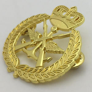 Badges métalliques plaqués or de haute qualité |   Épingles à emblèmes personnalisées de haute qualité, courtes et nettes - Product Image 2