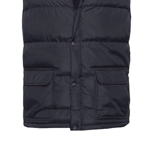 Professional Made Winter Men's Sleeveless Puffer <b>Jackets</b> with Stand Collar <b>Canvas</b> Fabric Custom Colors & Sizes Waterproof - Product Image 6