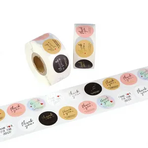 Autocollants ronds personnalisés, papier vinyle imperméable, étiquettes adhésives avec impression UV pour la personnalisation du logo - Product Image 2
