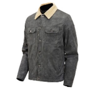 Men's <b>Lightweight</b> Plush Button <b>Denim</b> <b>Jacket</b> Customized Size Windproof Eco-Friendly Quick Dry Spring Autumn Winter Work Casual - Product Image 3