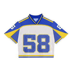 Vente en gros 2026 – Maillot de sport personnalisé de basketball et de football en maille à séchage rapide, unisexe, coupe ample et courte, sublimé - Product Image 2