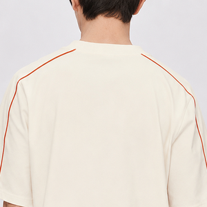 เสื้อยืดแร็กแลนถักนิตติ้งพรีเมียมสำหรับผู้ชาย เสื้อผ้าลำลองแขนยาว คอกลม ผ้าฝ้าย รับทำโลโก้ตามสั่ง รับผลิตแบบ OEM ODM ขายส่ง - Product Image 4