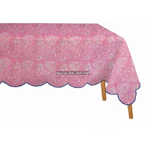 Mantel Rectangular con Diseño Paisley, Estampado a Mano, 100% Algodón Puro, Venta al Por Mayor del Fabricante 2026 - Product Image 5