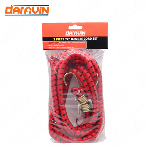Cordons élastiques pour trampoline, 4 mm, 8 mm, ronds, enduits, avec crochet, en caoutchouc du Vietnam, avec acier - Product Image 3