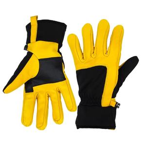 Gants de ski en cuir de vachette imperméables, coupe-vent et antidérapants pour l'hiver, gants de moto chauds, couleur personnalisée, texture lisse pour - Product Image 4