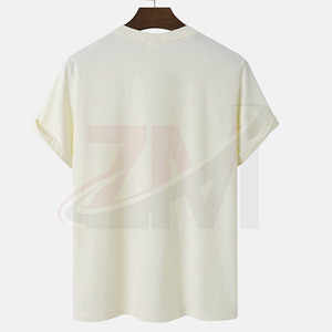 Camiseta de Manga Corta para Hombre Estilo Chino con Estampado Floral de Aves, Cuello Redondo, Corte Regular, Tejido de Tela, Venta al por Mayor, Impresión de Logotipo Personalizado - Product Image 2