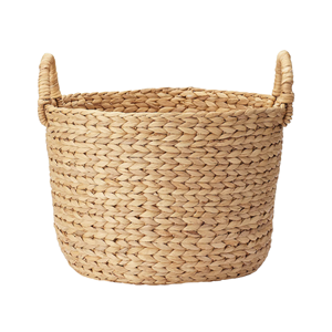 Cesta Ecológica de Jacinto de Agua, Cesto de Almacenamiento Tejido a Mano con Tapa, Decoración para el Hogar Hecha a Mano y Personalizada de Vietnam - Product Image 5