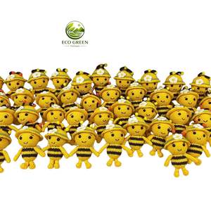 Adorable Llavero de Ratón Pequeño Tejido a Crochet, Mascota del Año de la Rata, Llavero de Animal de Lana de Algodón Hecho a Mano, Tamaño Personalizado - Product Image 6