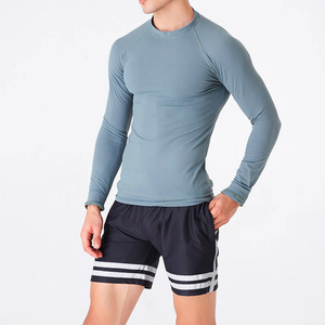 Camiseta de Compresión Personalizada de Manga Larga para Hombre, Rashguard de MMA Transpirable, Camiseta de Compresión para Natación BJJ con Sublimación, Venta al Por Mayor OEM - Product Image 3