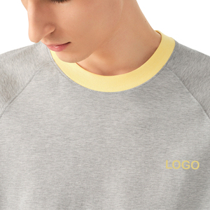 T-shirt en coton brodé avec logo tendance pour homme, style streetwear minimaliste, jersey premium, coupe classique, personnalisable OEM - Product Image 4