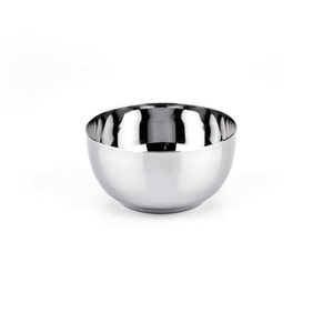Salad Bowl Set Of 4 Stackable Polished Minimalist Design Food Serving Bowls Metal Dishwasher Safe Metal Serving Bowl - Product Image 2