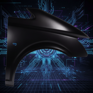 Nuevo Guardabarros Delantero Derecho de Acero OEM para Mercedes-Benz Vito (W639) 2003-2014, Repuesto Negro (N.º de Pieza) 6398800700) - Product Image 1