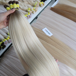 2025 vente chaude en vrac 60cm couleur blonde naturelle droite 100% extensions de cheveux vietnamiens cheveux humains de haute qualité - Product Image 4