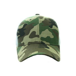 Camouflage Trucker <b>Cap</b> 6-Panel Adjustable Mesh Back Breathable & <b>Waterproof</b> Embossed Unisex Casual Adult Four Seasons - Product Image 1