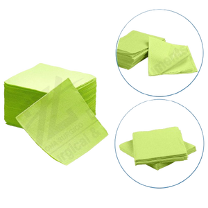 Servilletas Desechables Dentales para Pacientes, Pequeñas Baberos de Color Verde Lima, Material de Felpa, Color Personalizado, Certificación CE Clase I, Pakistán - Product Image 1
