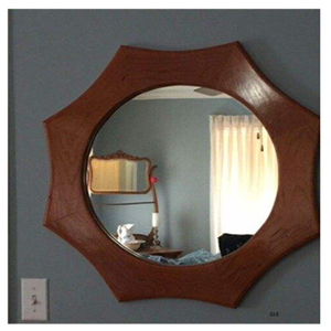 Exquisite Modern Metal Wall Mirror <b>Frame</b> with Handmade Detailing Customizable Color and Smooth Finish for Artistic Decor - Product Image 4