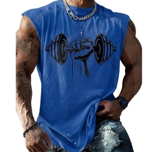 Custom Logo Wholesale Sports Workout Activewear Sleeveless Shirts Men Quick Dry Breathable Gym Training Men's Tank Tops - Product Image 1