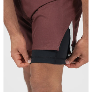 Men's Martial Arts Wear <b>Linen</b>/Cotton Oxford Quick Dry Mid Waist Zipper Fly Grappling Muay Thai <b>Knee</b>-<b>Length</b> <b>Shorts</b> - Product Image 6