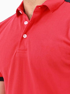 Camisa Profesional de Golf para Hombre, de Manga Corta, con Logotipo Frontal, de Secado Rápido, con Bolsillo, de Spandex/Poliéster Tejido de Alta Calidad, al por Mayor - Product Image 6