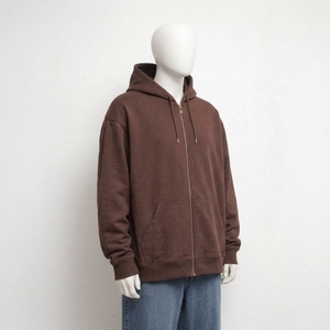 Ropa Casual con Marca Personalizada y Venta al por Mayor Internacional, Sudadera con Capucha y Cremallera Completa para Hombre, Felpa Suave - Product Image 3
