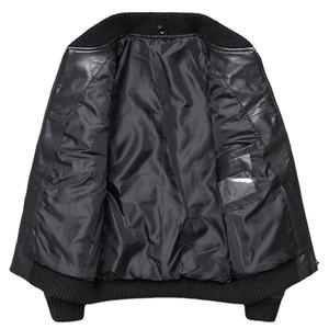 Chaqueta de Cuero Sintético y Algodón Cálida para Primavera 2026, Abrigo a Cuadros de Alta Calidad con Cierre Frontal, Resistente al Viento y al Agua - Product Image 6