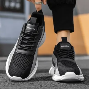 Zapatos para hombre, zapatillas de deporte informales, ligeras, antideslizantes, transpirables, para correr, caminar al aire libre, entrenamiento, tenis - Product Image 3