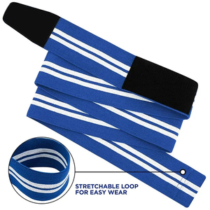 Hot Sale High Quality Adjustable Non-Slip Neoprene Unisex <b>Knee</b> <b>Wraps</b> Custom Logo Fitness Safety Bodybuilding Weight Lifting - Product Image 5