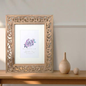 Cadre photo vintage en bois massif, rustique et fait main, pour table, décoration classique et patrimoniale pour la maison et le bureau - Product Image 2