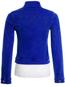 Veste en jean pour femme, conception personnalisée OEM/ODM, haute qualité, prix d'usine, élégante, confortable, vêtement d'extérieur tendance, fabricant - Product Image 5