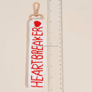 Ole MISS พวงกุญแจลูกปัดทำด้วยมือพวงกุญแจโลโก้มหาวิทยาลัยพร้อมตะขอสำหรับผู้หญิงผู้ชายเกมวันวิทยาลัยแท็กกระเป๋าสำหรับแฟนๆของกบฏของขวัญ - Product Image 5