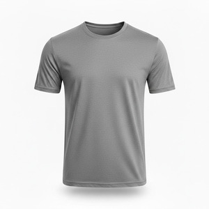 Camiseta de Manga Corta Casual para Hombre de Alta Calidad, Poliéster/Algodón, 220g, Tejido Jersey, Cuello Redondo, Prelavada, para Serigrafía - Product Image 1