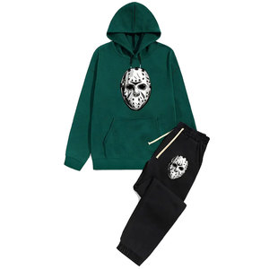 Survêtements personnalisés à prix abordable pour hommes, 100% coton, haute qualité, imprimés à l'écran. - Product Image 3