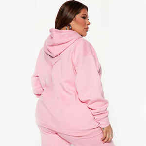 Conjunto de Verano Personalizado con Logotipo Básico: Sudadera Corta sin Cremallera, Chaqueta y Pantalones de Chándal para Mujer, Conjunto de Dos Piezas - Product Image 3