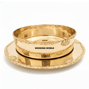 Tazón de chocolate metálico de diseño creativo, último modelo decorativo para Ramadán, elegante tazón de chocolate metálico de diseño. - Product Image 1