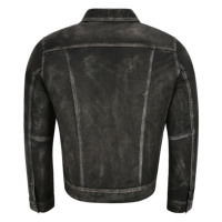 Veste pour homme en cuir Nappa souple 100% véritable, personnalisable avec logo, effet vieilli, fabricant de marque privée, fournisseur OEM en gros