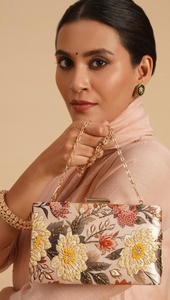 Luxury Handmade Beaded Shoulder <b>jewelry</b> Bag Women Fashion Colorful Floral Embroidery Elegant Party Clutch bag - Product Image 3