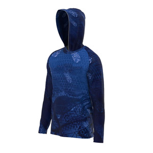Sweat à capuche de pêche pour homme, imprimé par sublimation, UPF50, manches longues, anti-UV, protection solaire, vêtements d'extérieur - Product Image 1
