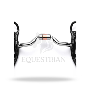 Bridon argenté à points pour cheval, taille standard, pour le contrôle à l'équitation - Product Image 3