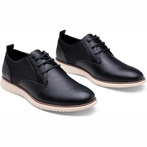Botines de cuero genuino hechos a mano al por mayor con punta, para otoño, color personalizado, formales, de negocios, Oxford, con aumento de altura, suaves - Product Image 6