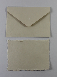 Carte de bordure de 250 g/m² avec enveloppe assortie, papier recyclé fait main à base de fibres de coton, sans acide, sans bois - Product Image 2