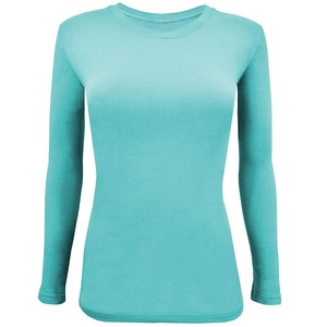 Camisetas de Manga Larga con Cuello Redondo Transpirables para Hospital, Uniformes de Enfermería, Ropa Interior para Usar Bajo el Uniforme Médico, Venta al Por Mayor - Product Image 3
